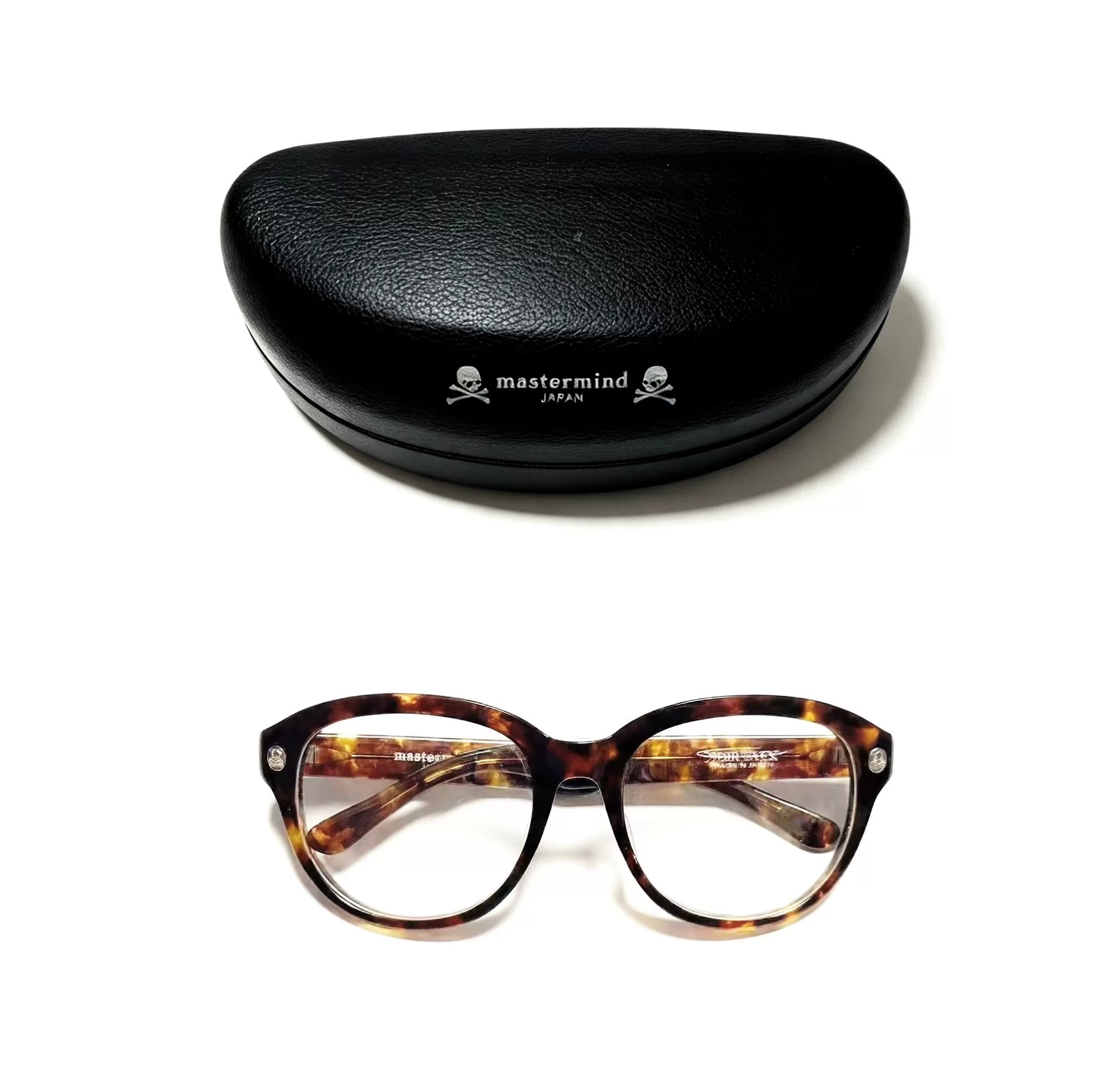 Mastermind Japan Noir Eyes Metallic Skull Beige Glasses