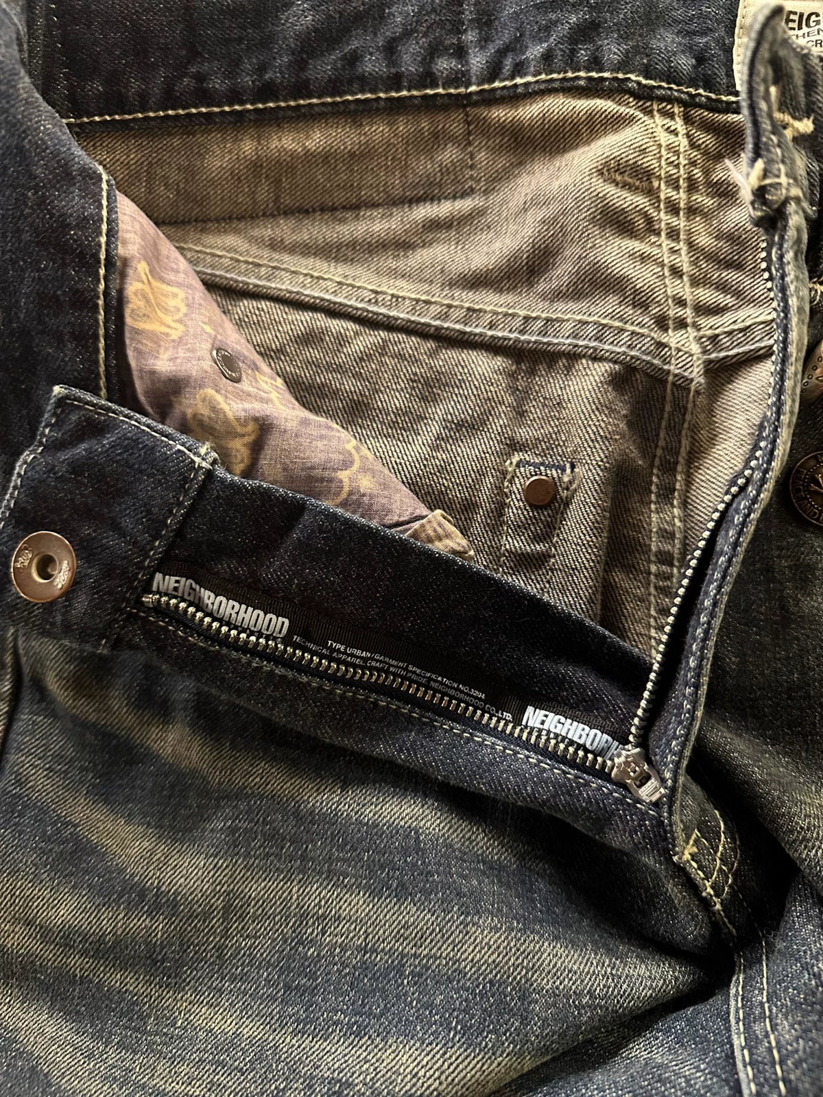 mastermind Japan × NEIGHBORHOOD 2012 Dp-Mid Blue Denim Jeans
