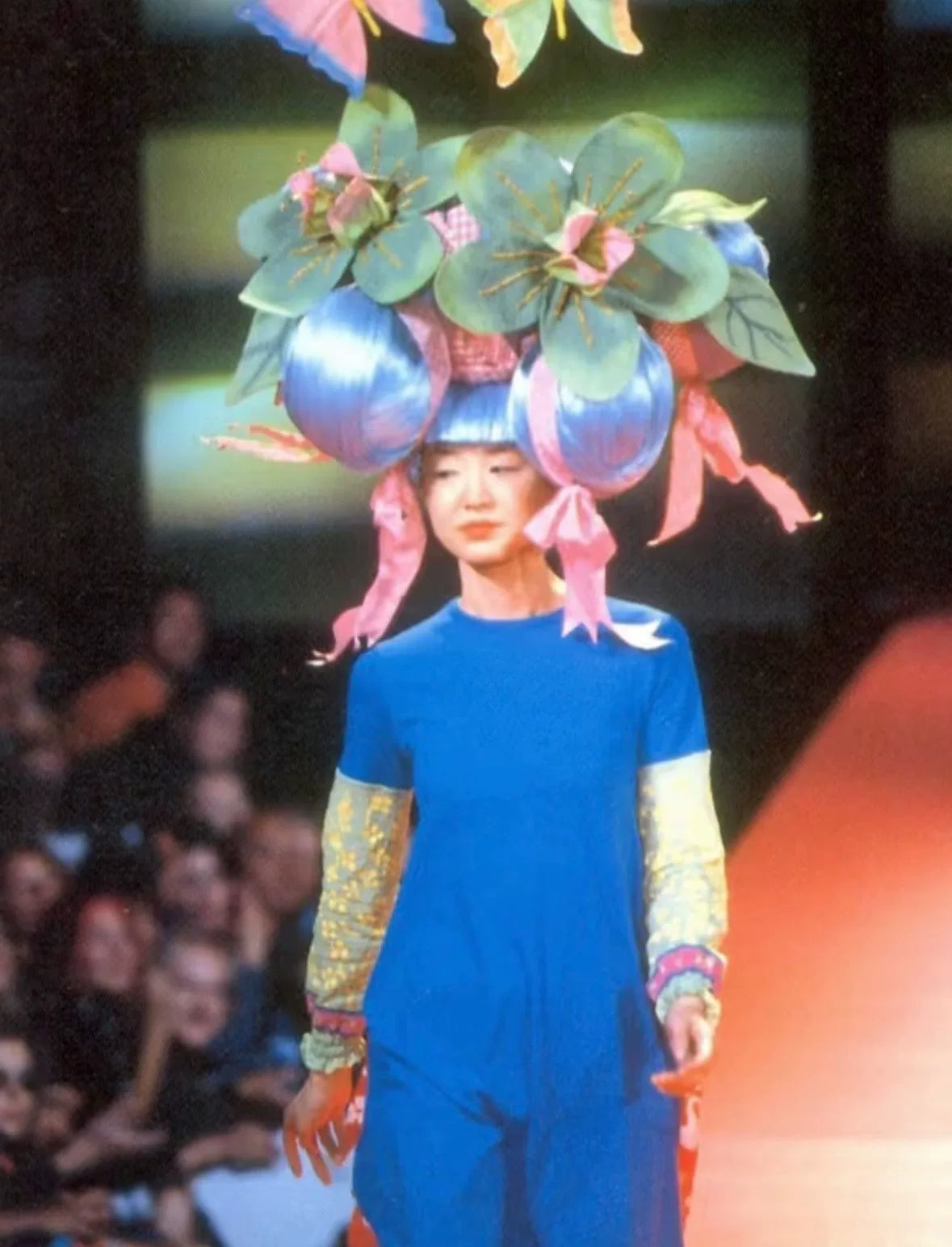 Walter van Beirendonck runway tulle patchwork 1997 dress