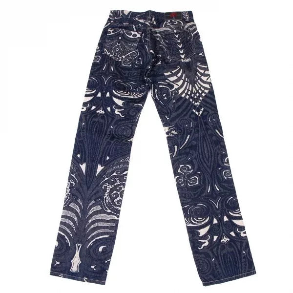 Jean Paul Gaultier Vintage Blue Floral Trousers