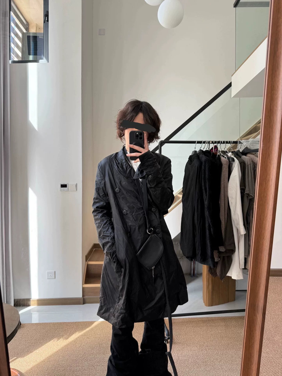 Rick Owens SS15 Faun Double-Breasted Runway Coat