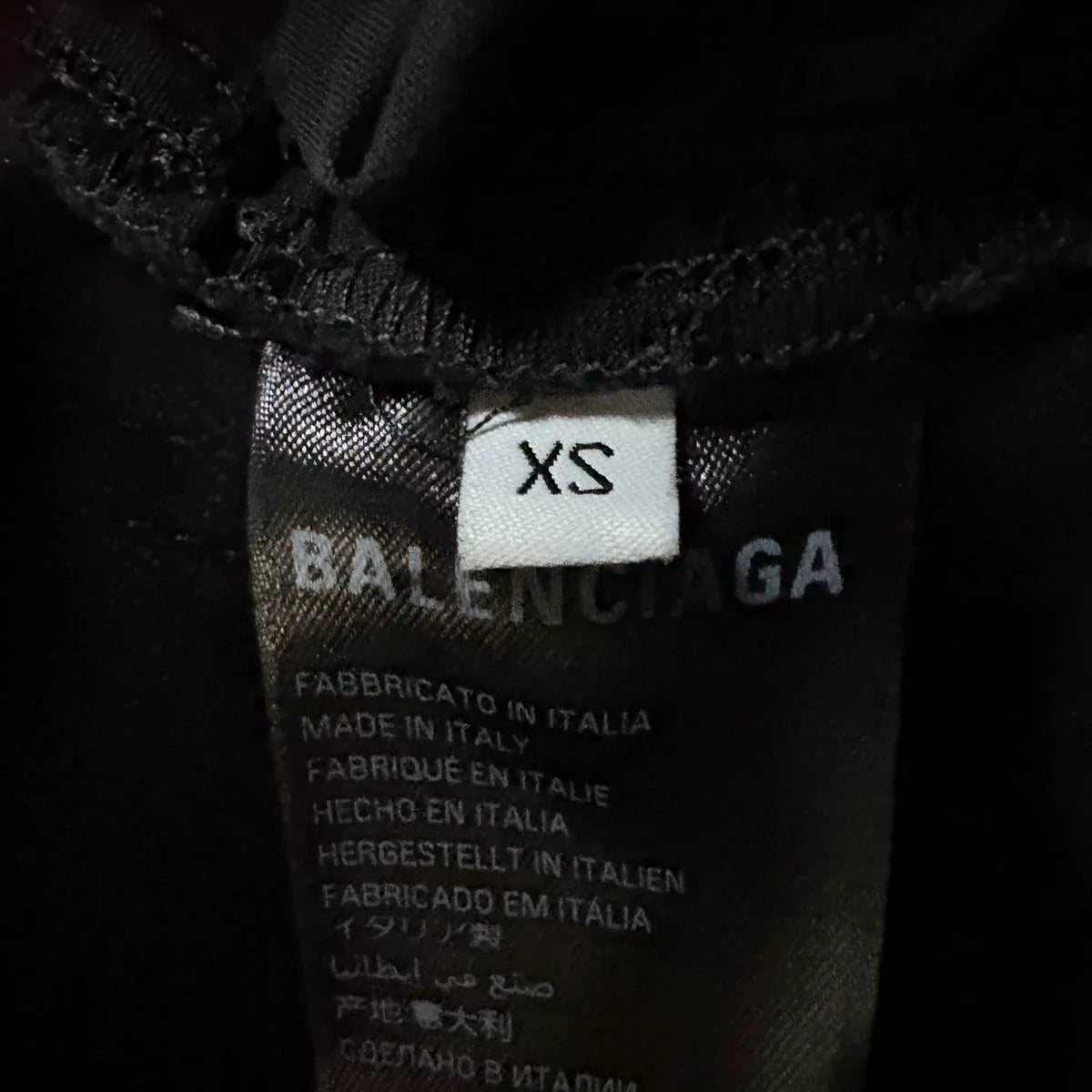 Balenciaga Washed Distressed Patched Denim Pants