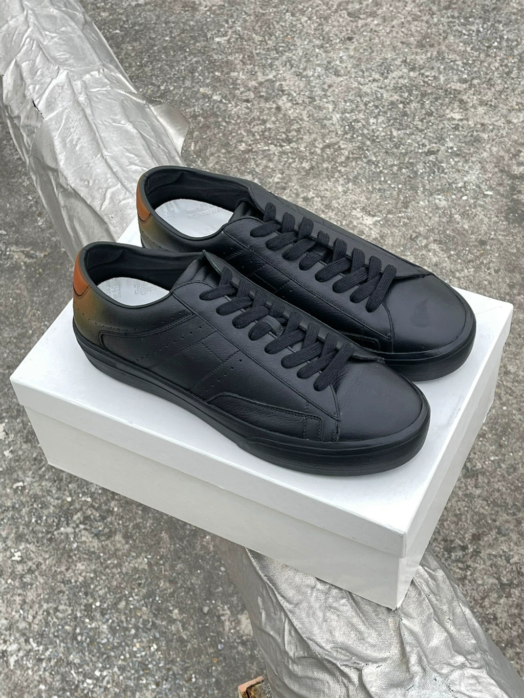 Maison Margiela Painted Leather Sneakers