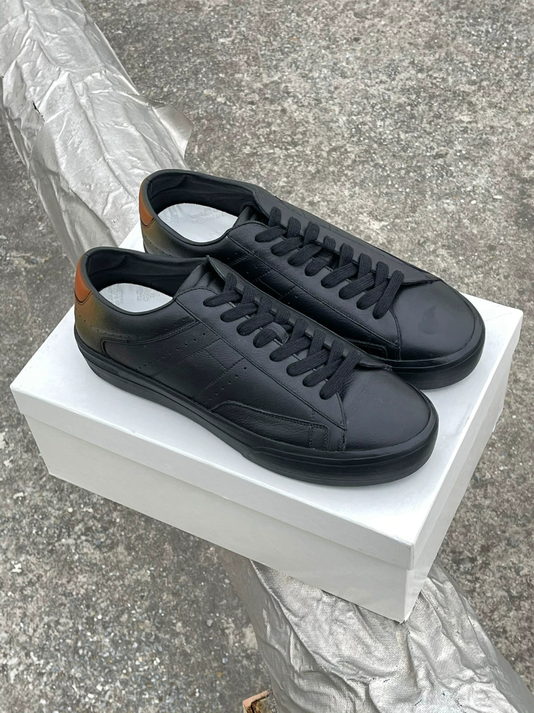 Maison Margiela Painted Leather Sneakers