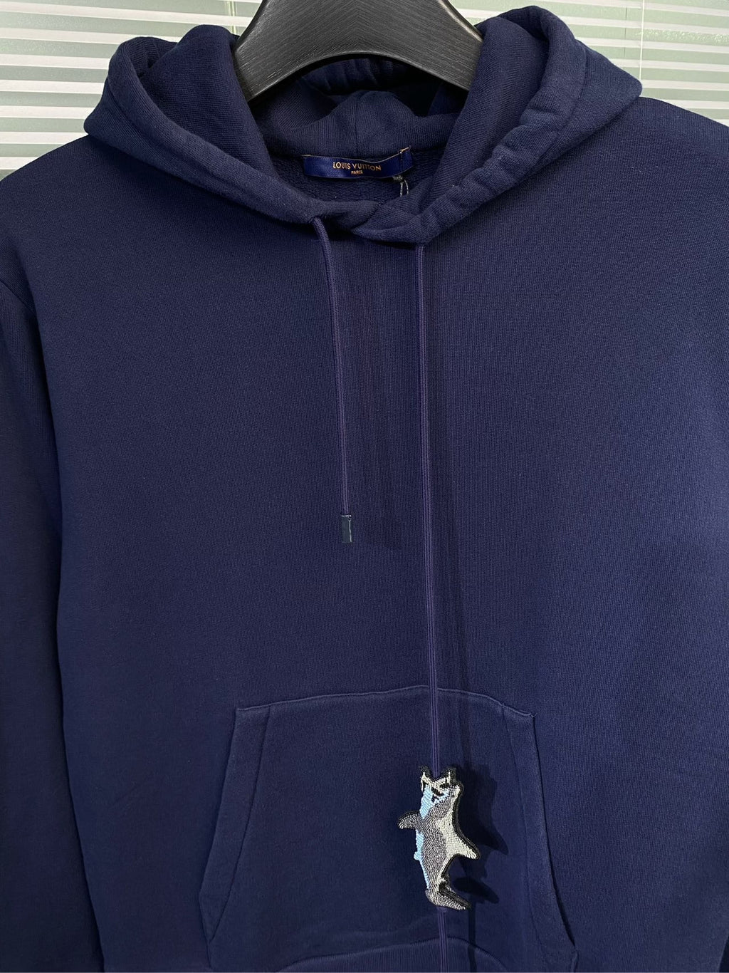 Louis Vuitton AW21 Hooded Navy Hoodie