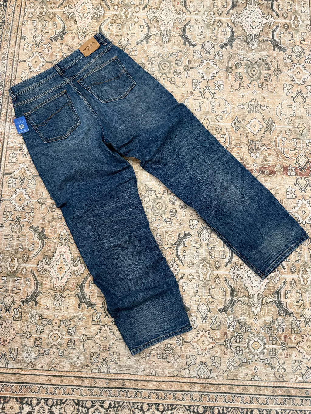 Balenciaga Distressed Baggy Jeans