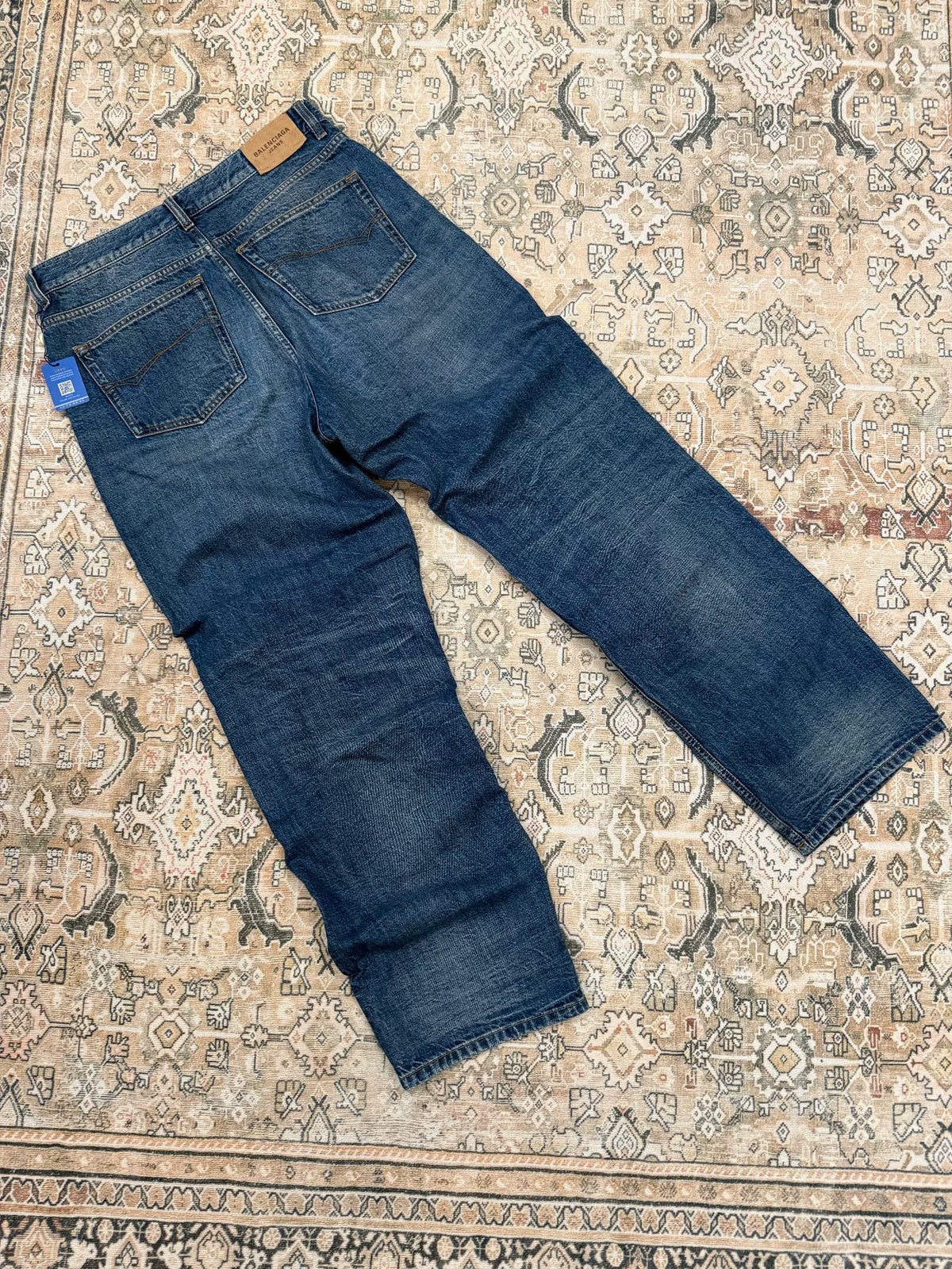 Balenciaga Distressed Baggy Jeans