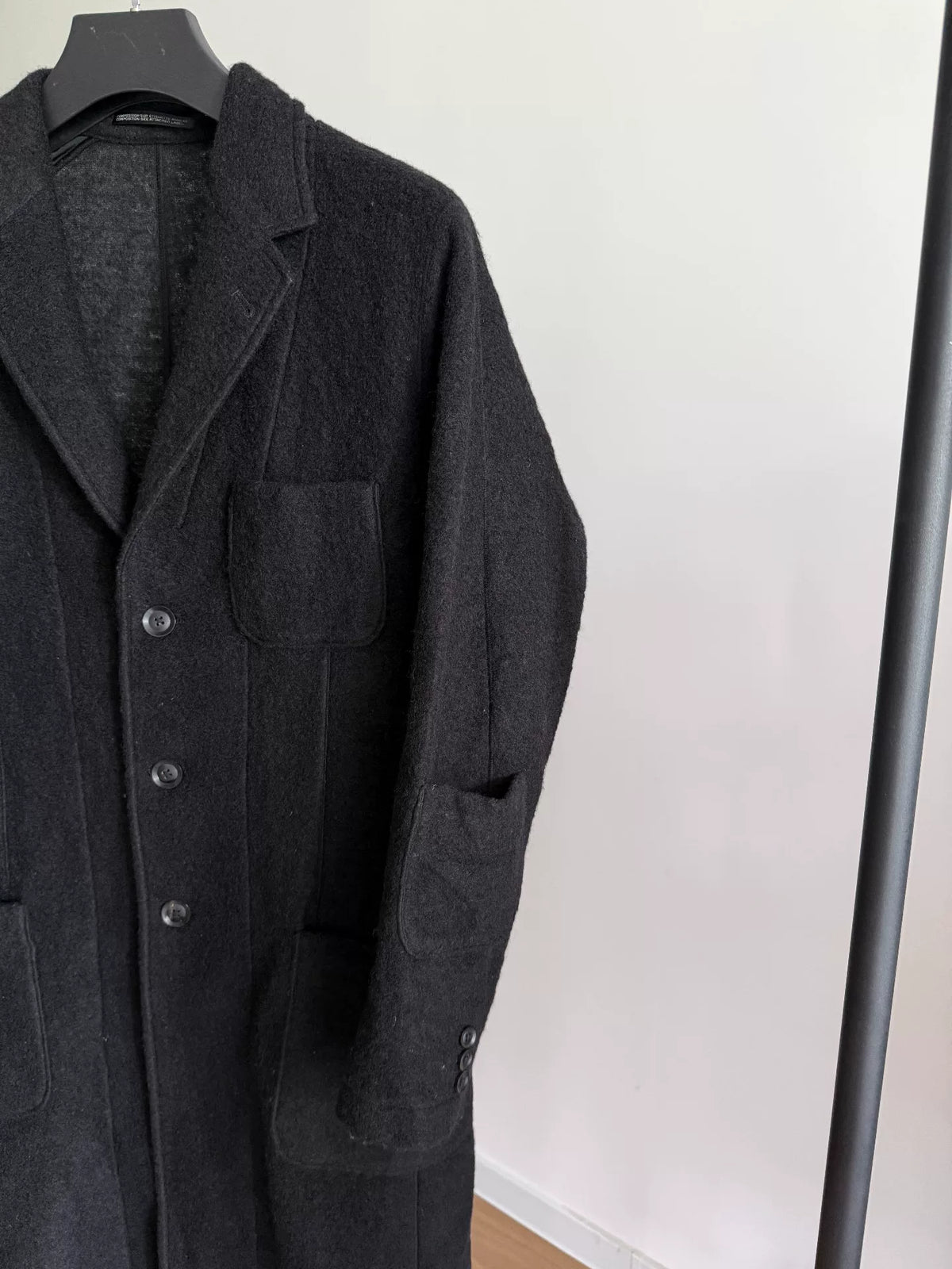 Yohji Yamamoto Costume Wool Blend Coat