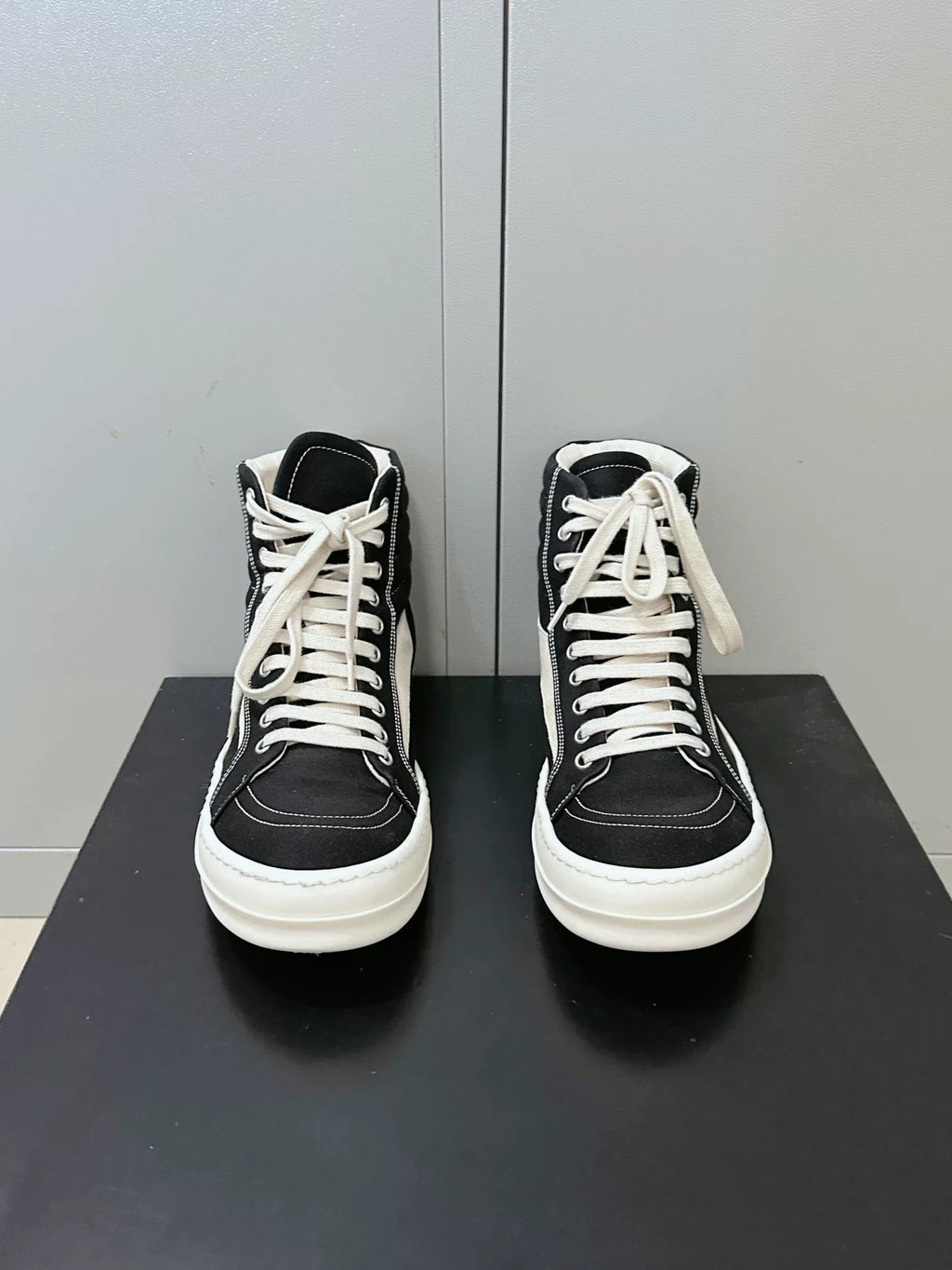 Rick Owens DRKSHDW Boat Sneakers | Black
