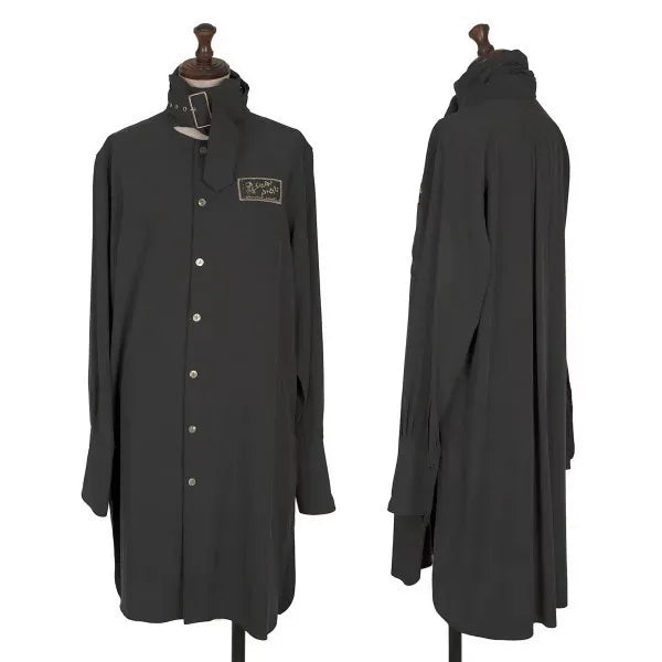 Jean Paul Gaultier Vintage Black Patterned Shirt