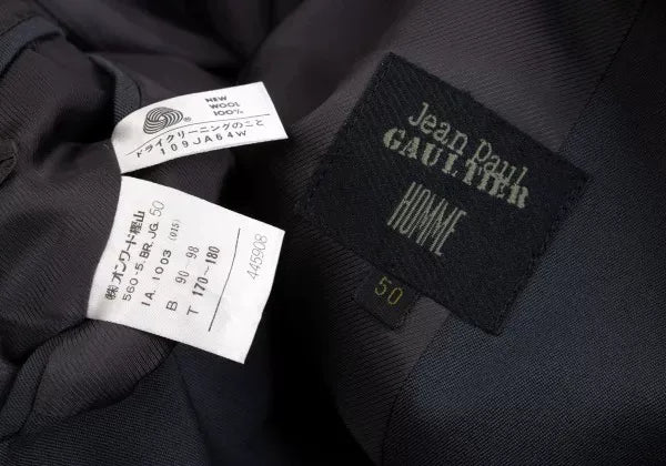 Jean Paul Gaultier Vintage Grey Double-Breasted Blazer