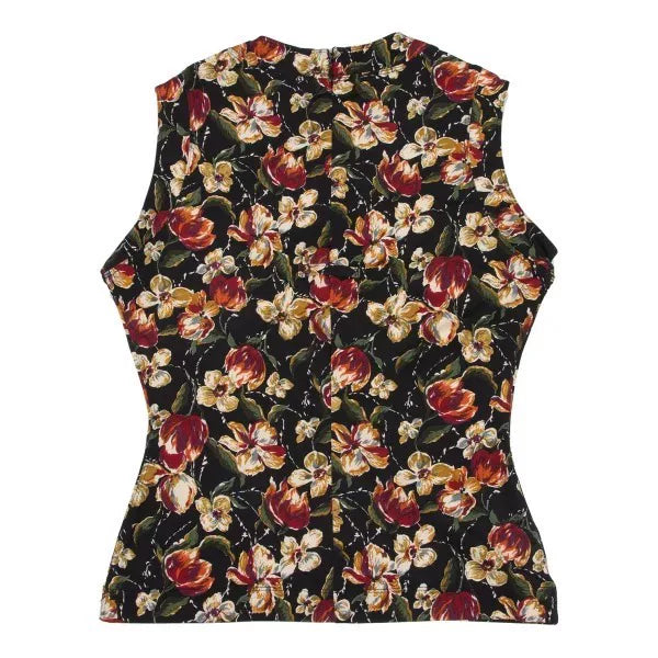 Jean Paul Gaultier Vintage Brown Floral Vest