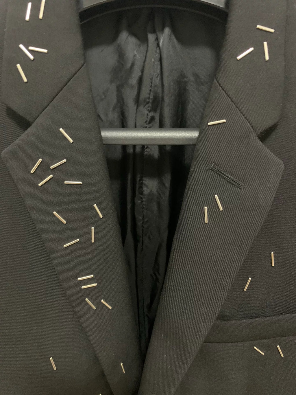Dior Homme 17FW Runway Wool Black Suit