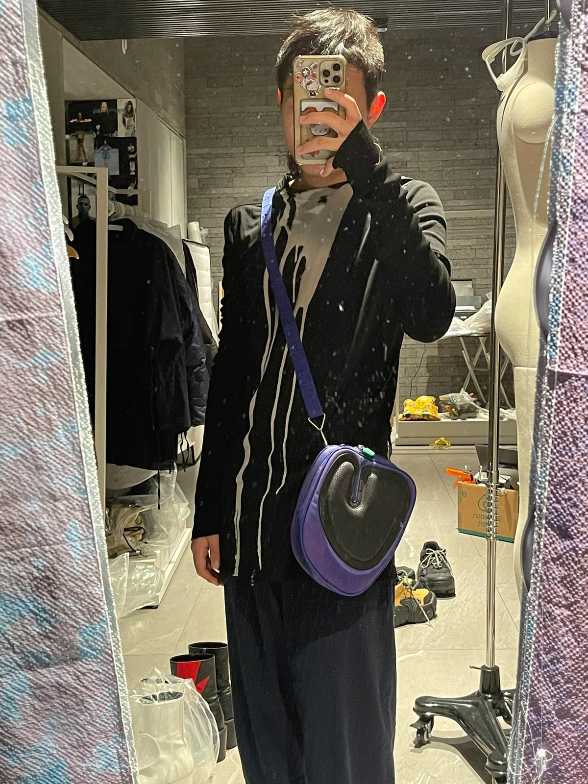 Walter van Beirendonck w&lt single‑shoulder bag