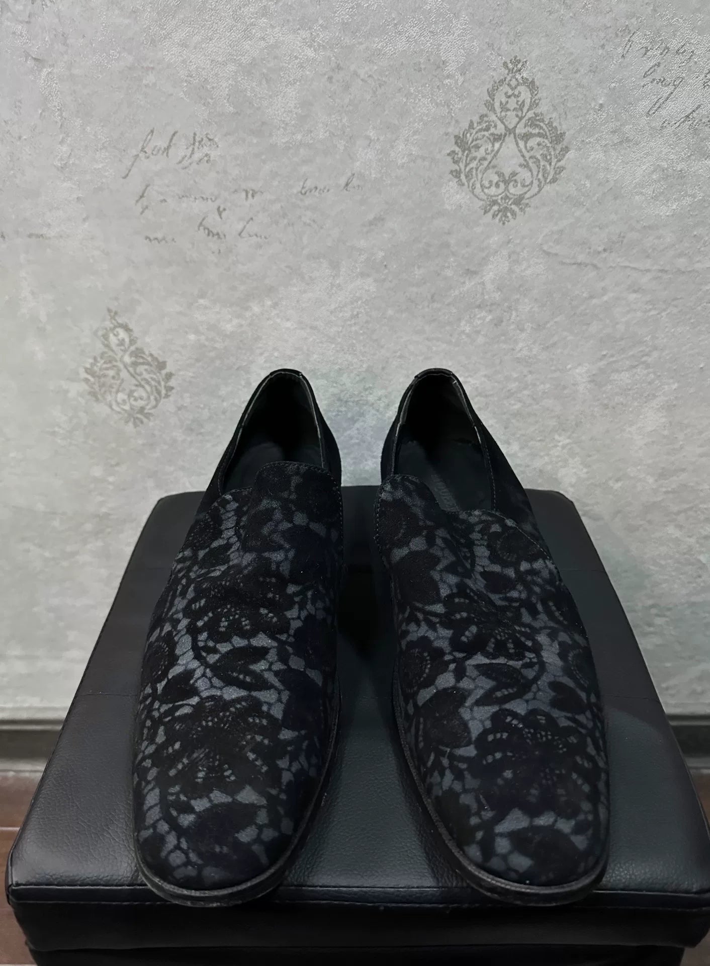 Alexander McQueen Flower Print Loafers