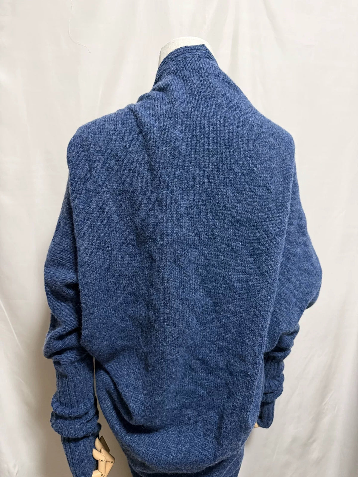 Vivienne Westwood Black Cocoon Knit Coat