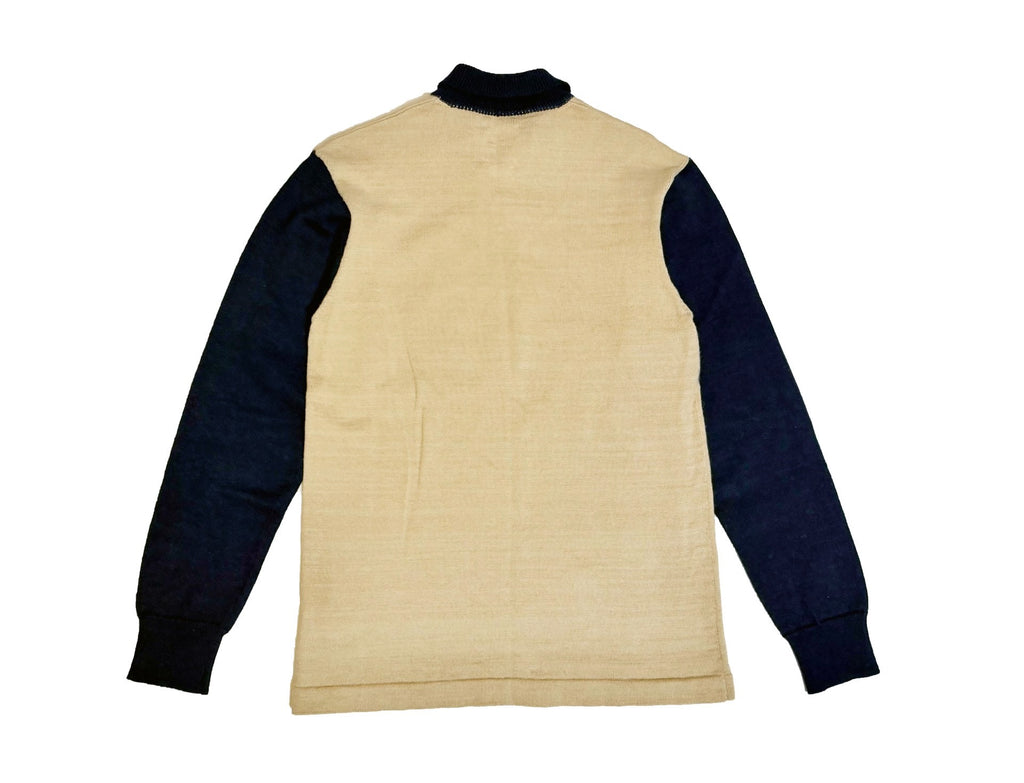 Visvim 22SS Godfrey Knit Long Sleeve Color-Block Sweater
