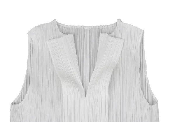 Issey Miyake Vintage White Pleated Dress