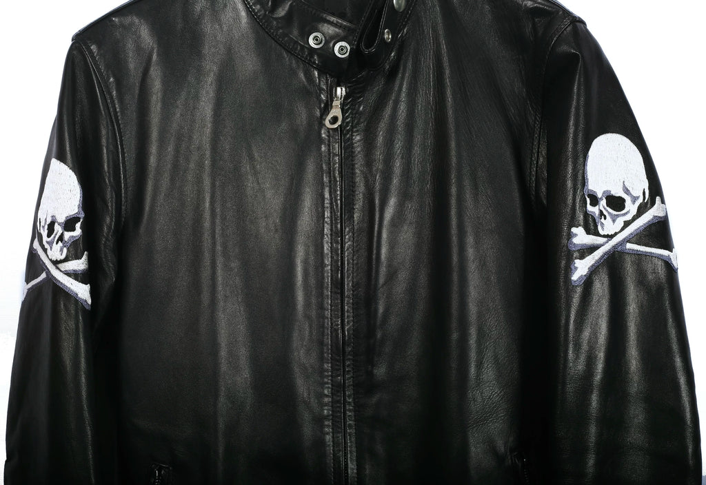 Mastermind Japan Embroidered Skull Leather Hiro Exile Pride Jacket