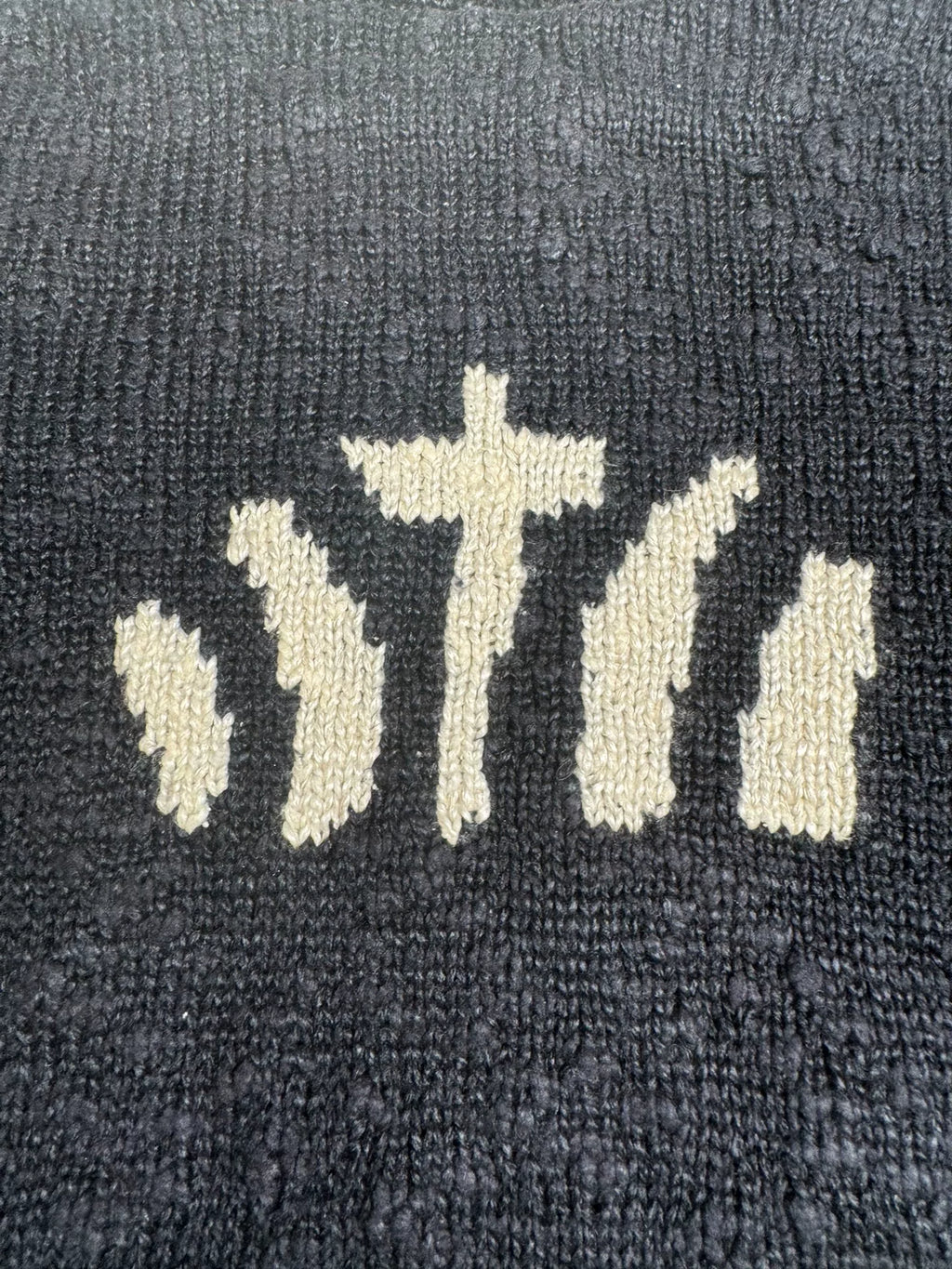 VISVIM 24ss Intarsia Boat Neck Knit (S/L) Sweater