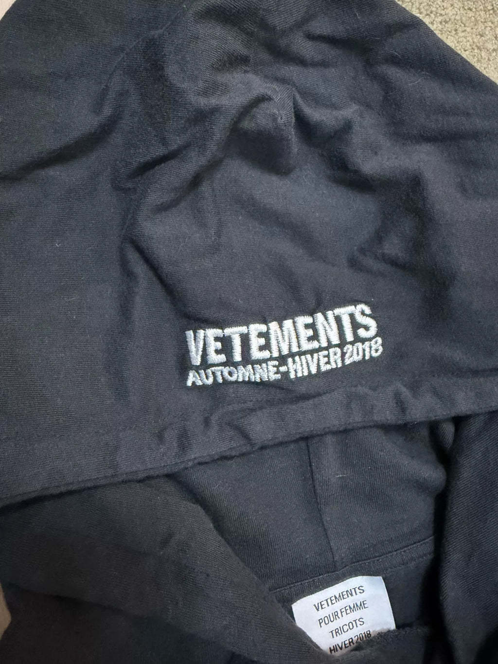 Vetements SS18 Sanskrit Sweatshirt