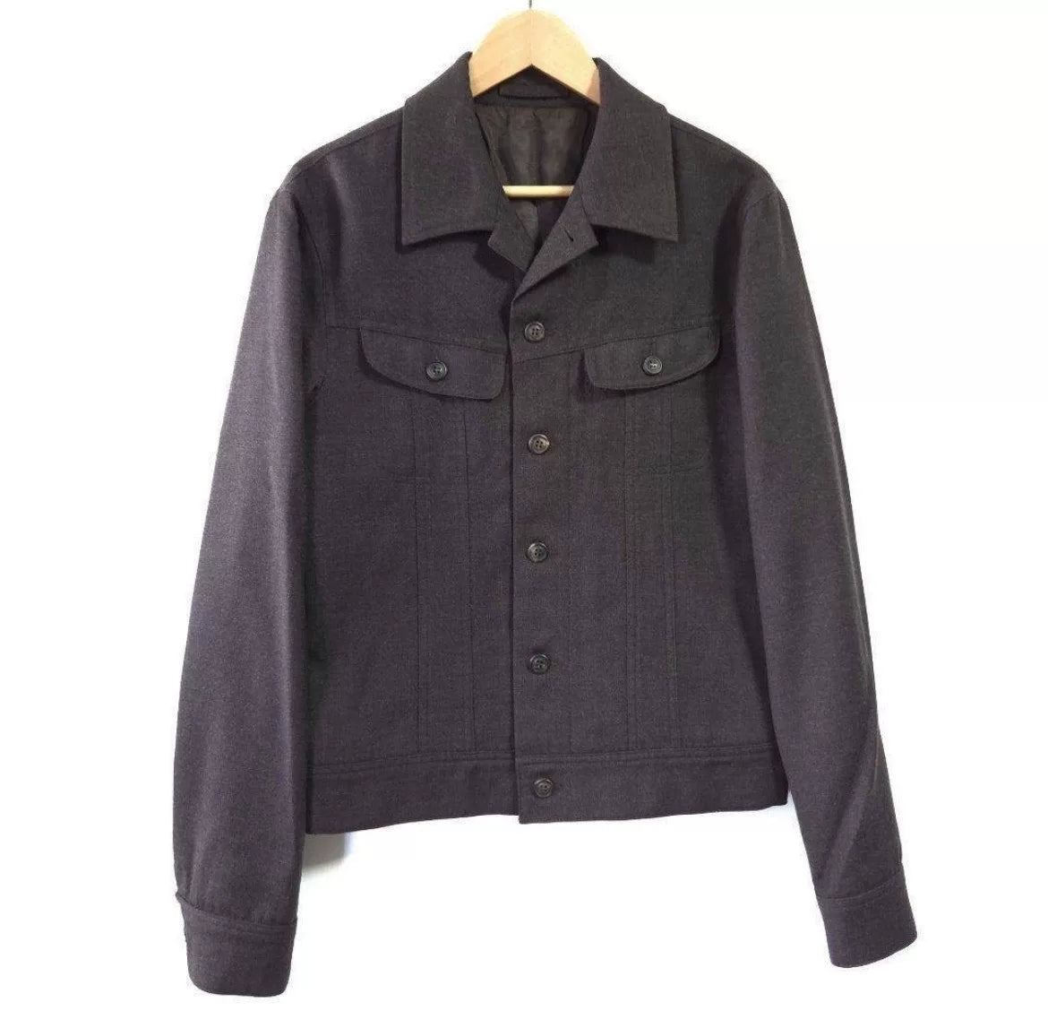 Maison Margiela AW02 Wool Flannel Truck Driver Jacket