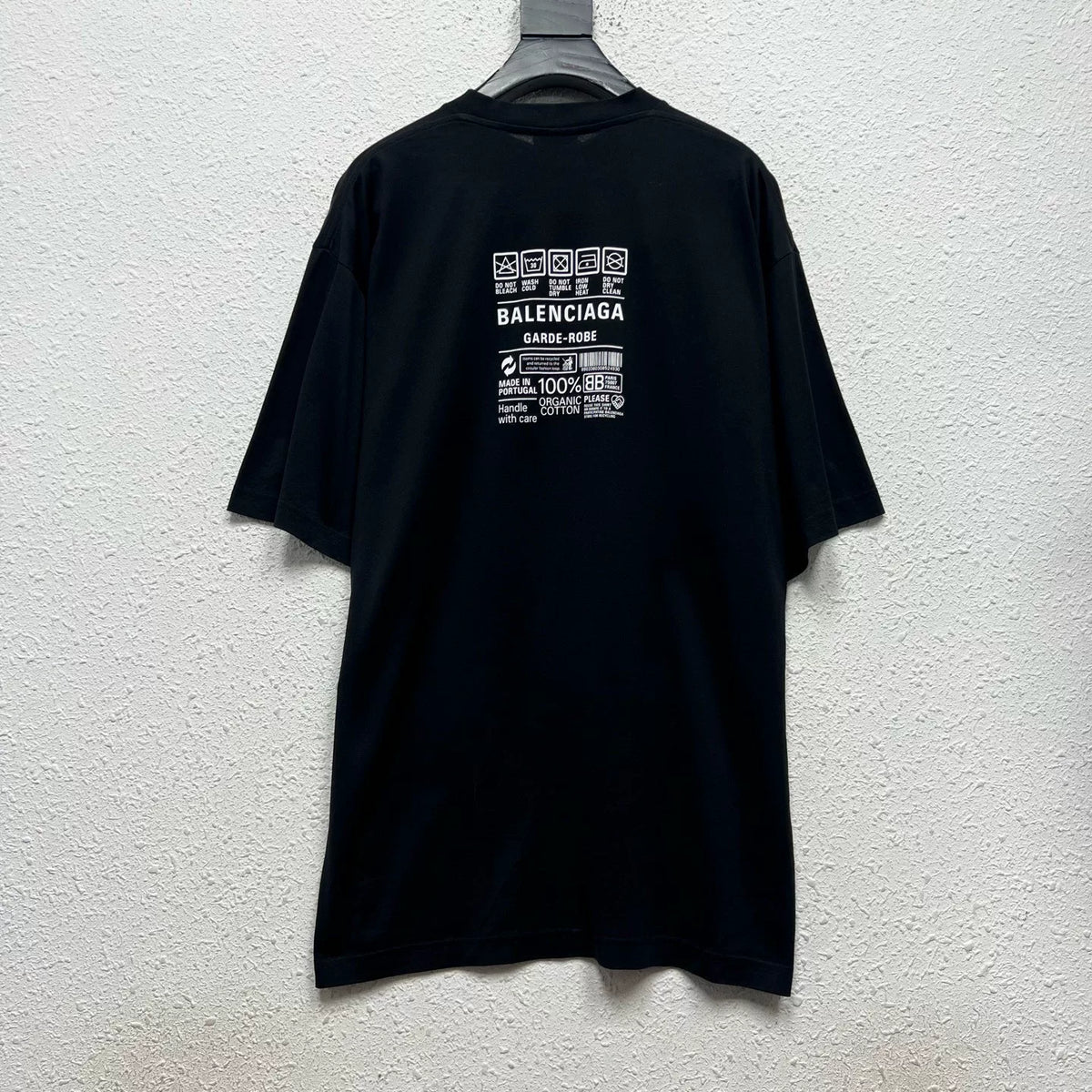 Balenciaga SS23 Letter Logo Geometric Print Short Sleeve Top