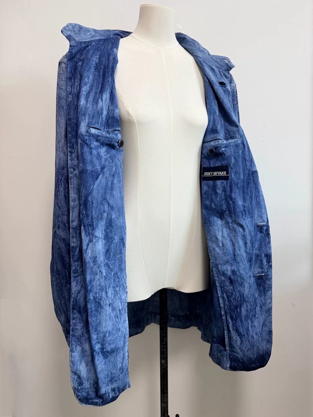 Issey Miyake Frost Descent Blue Jacket