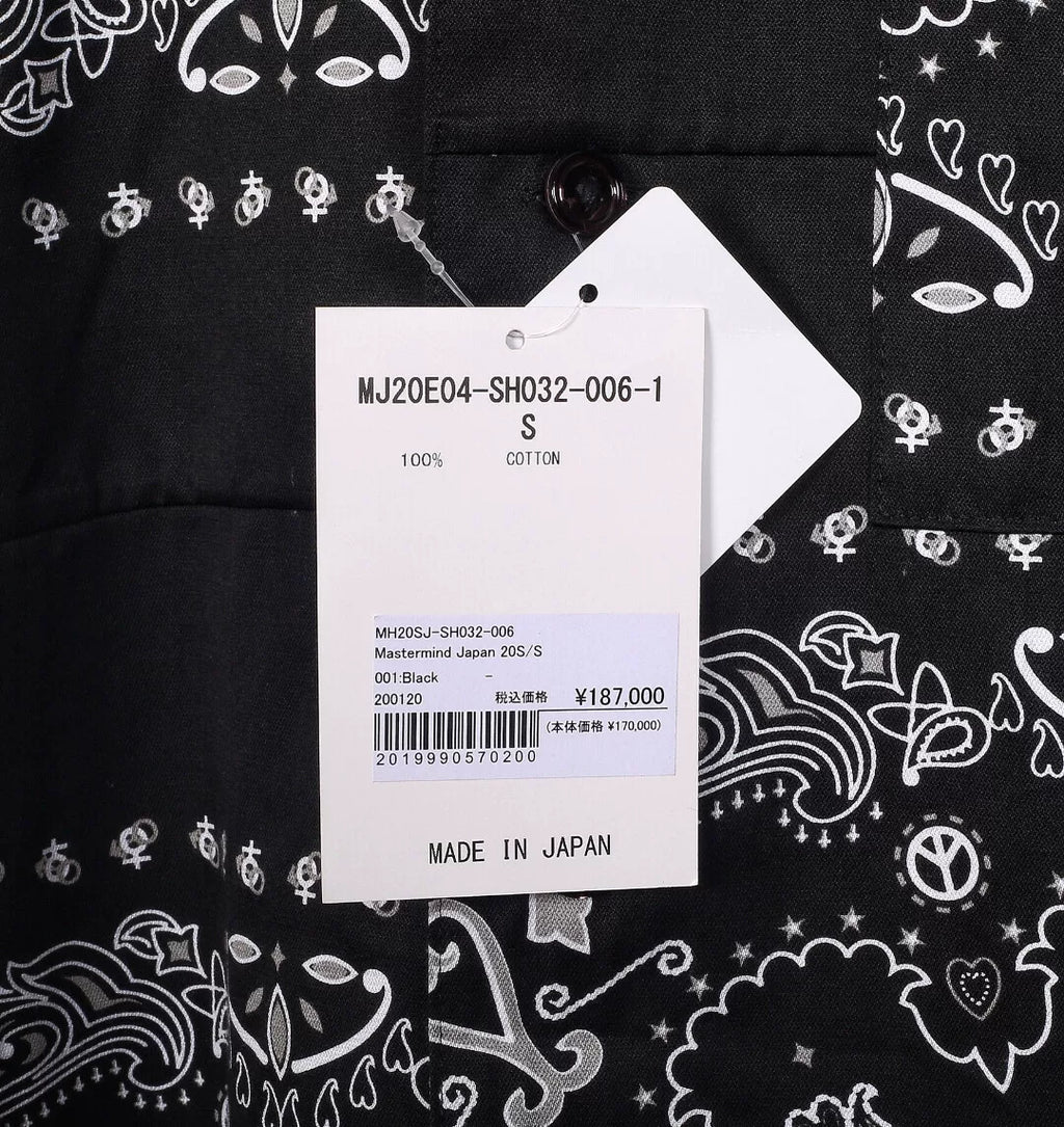 Mastermind Japan Long Sleeve Cotton Bandana Shirt