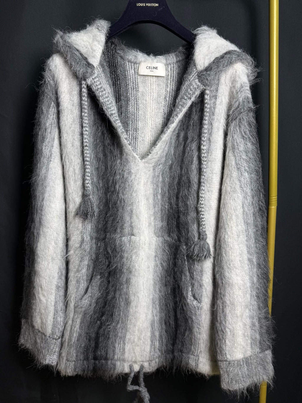 Celine 23SS Alpaca Wool Hooded Sweater