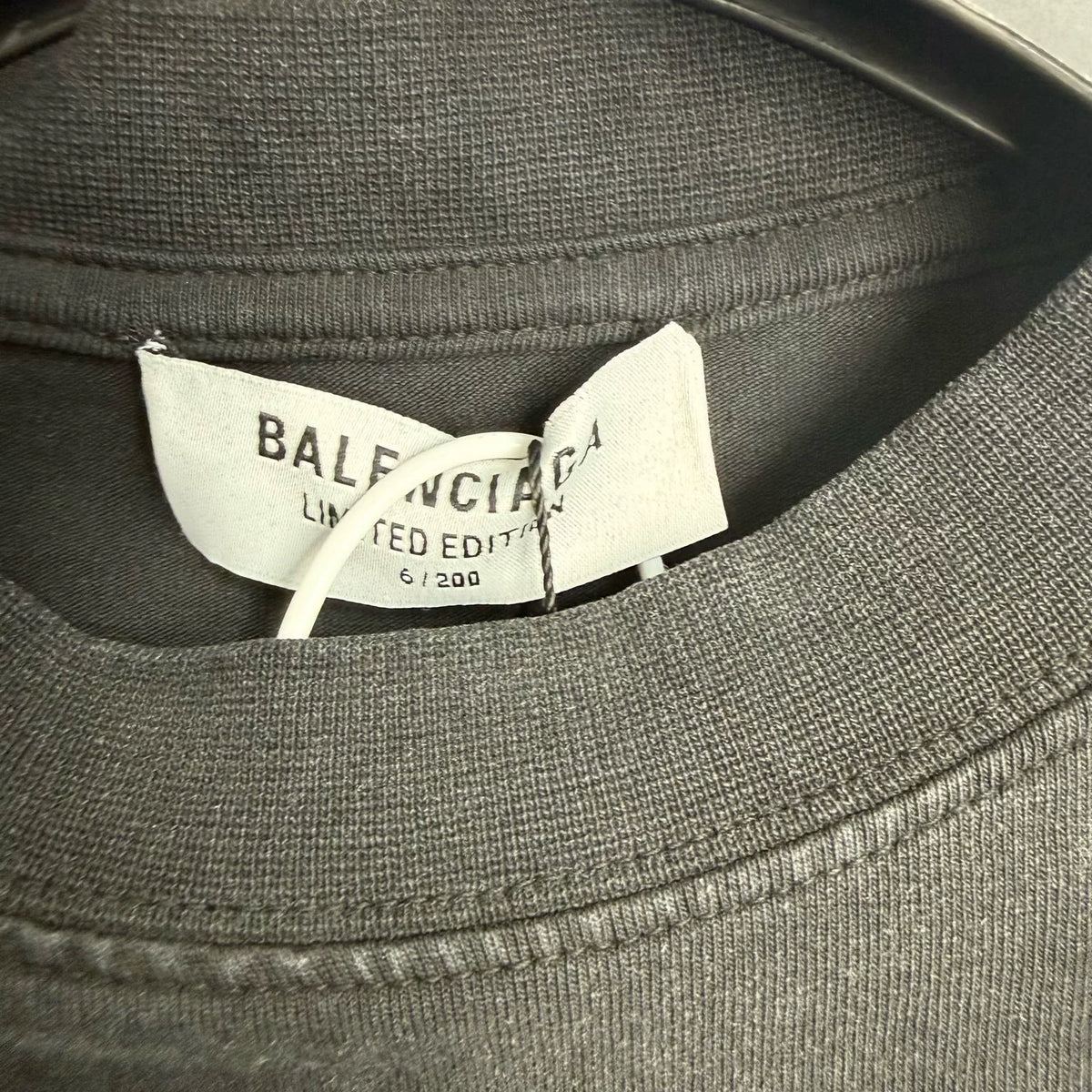Balenciaga Limited Edition Music Collaboration Stretch Jersey Long Sleeve Top