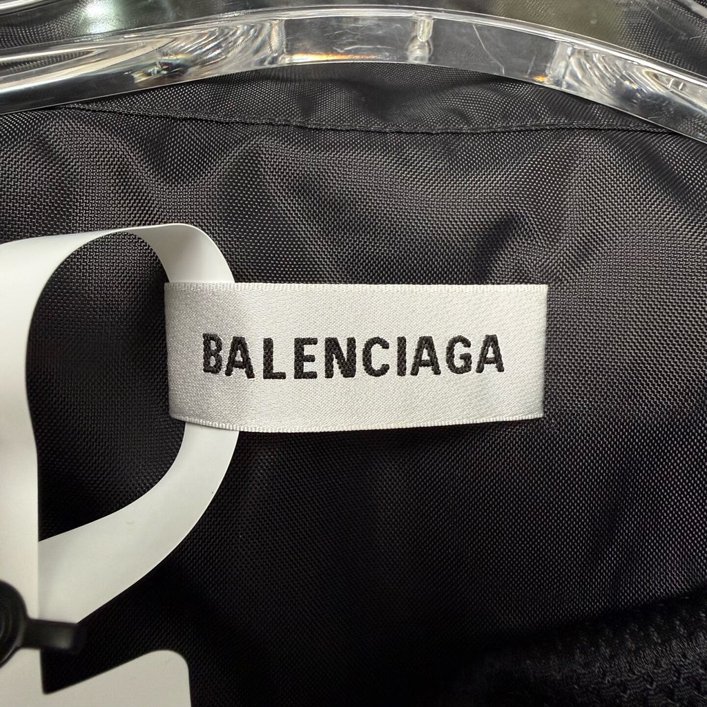 Balenciaga Black White Panel Logo Jacket