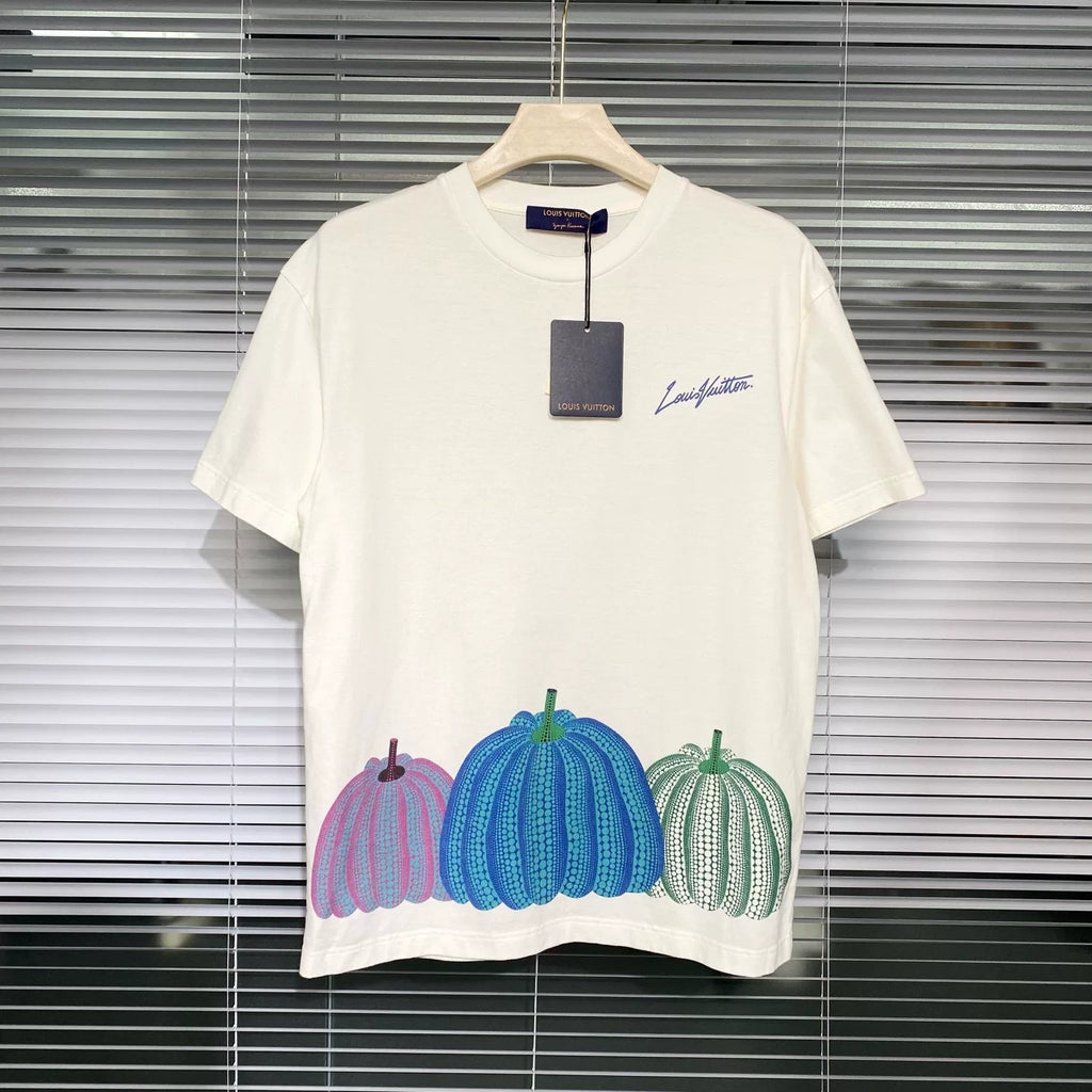 Louis Vuitton Yayoi Kusama White Short Sleeve T-Shirt