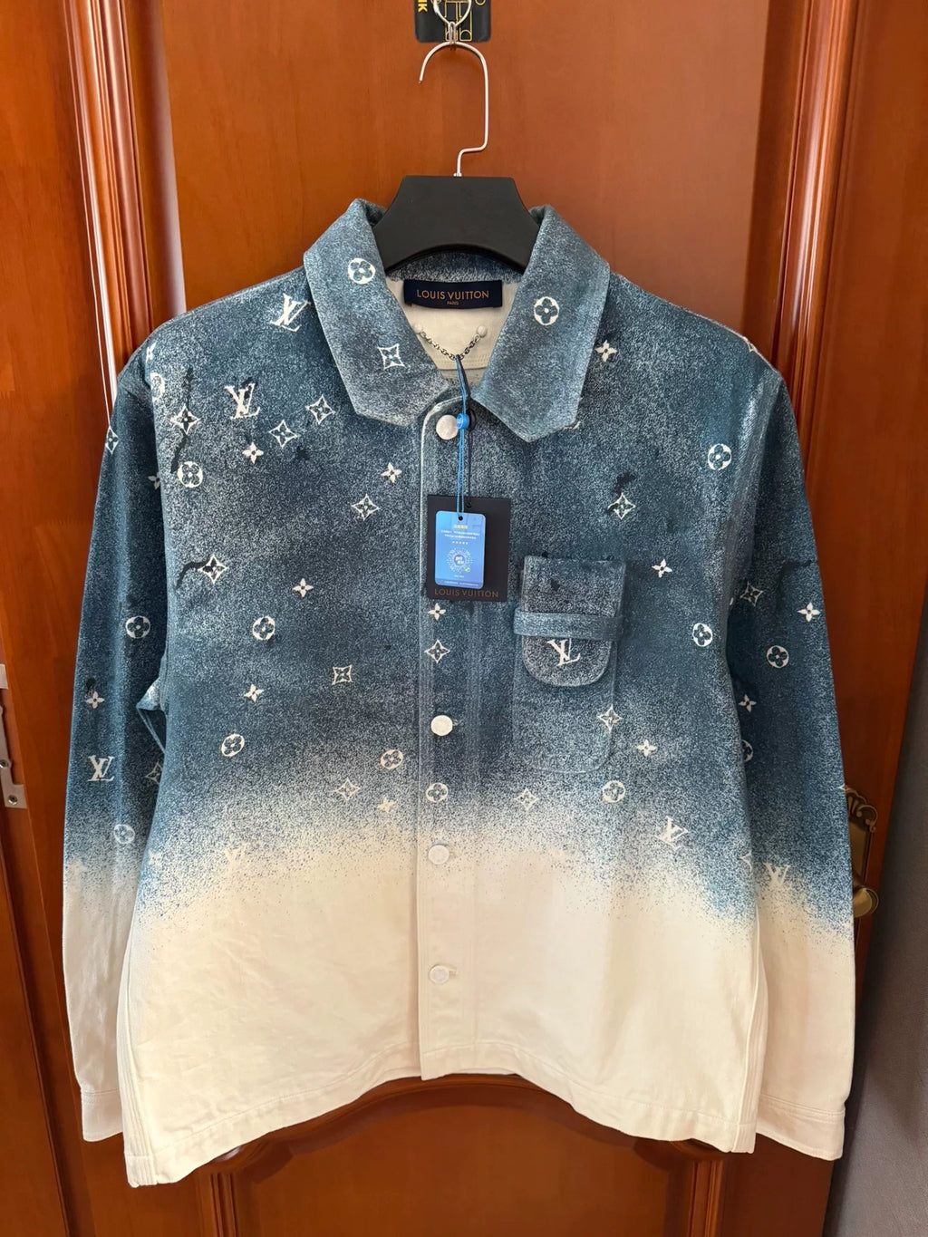 Louis Vuitton Ink Splash Logo Jacket