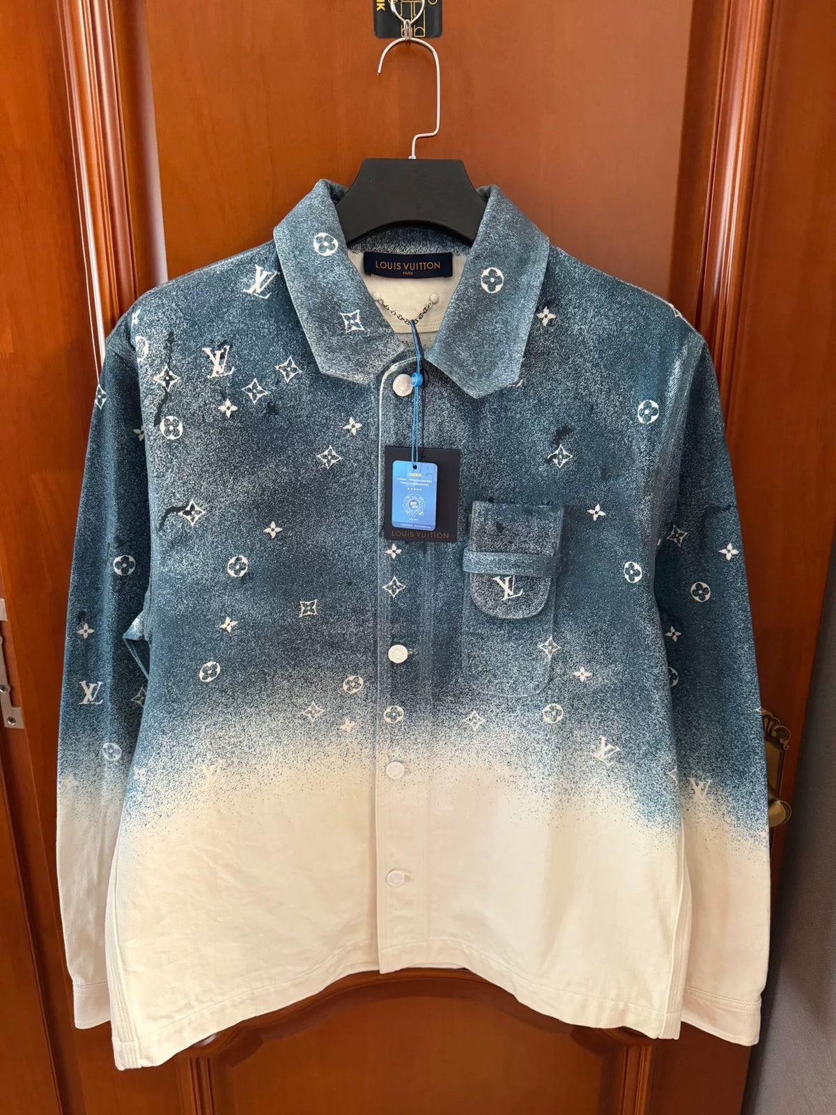Louis Vuitton Ink Splash Logo Jacket