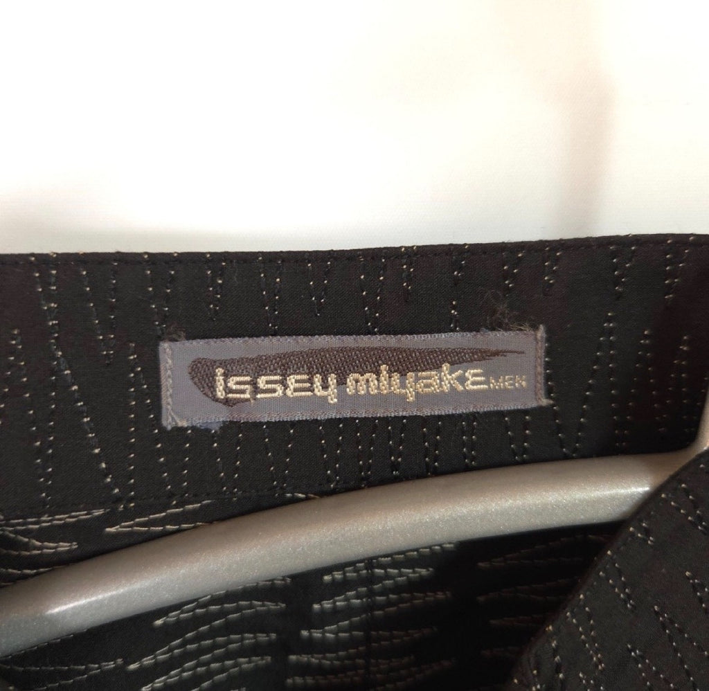 Issey Miyake 1980s Embroidered Long Sleeve Shirt