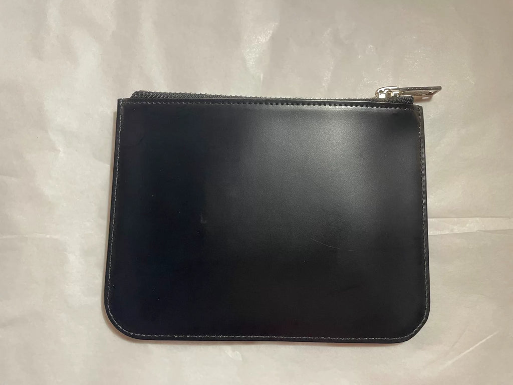 mastermind Japan × PORTER Black Zip-Up Cowhide Wallet