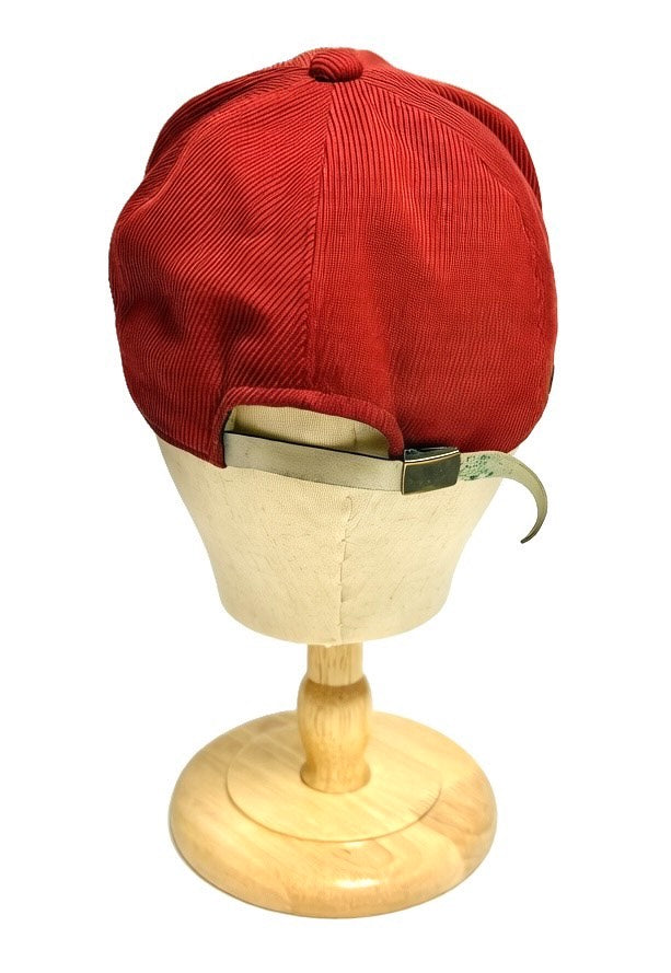 Mastermind Japan Mainline Red Baseball Skull Leather Patch Cap