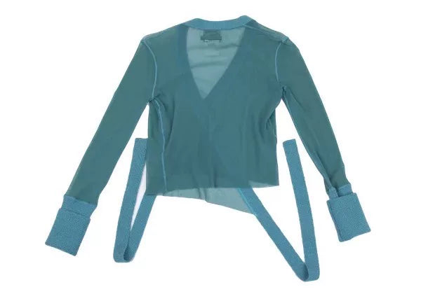 Jean Paul Gaultier Vintage Blue Mesh Top