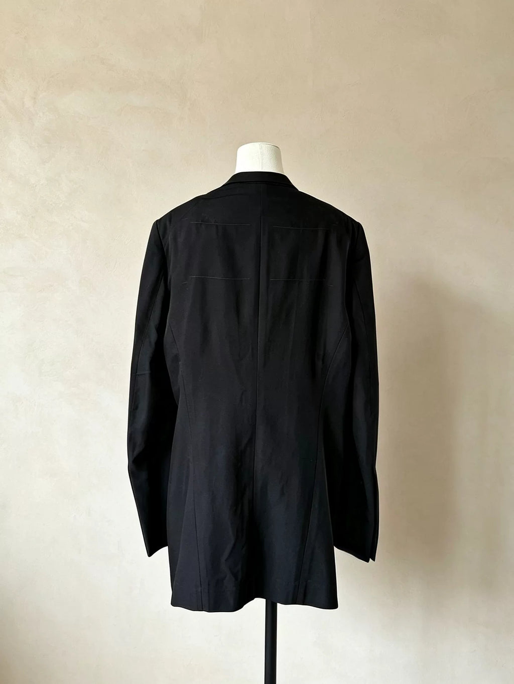 Julius SS16 Deconstructed Padded Shoulder Viscose Cotton Blazer