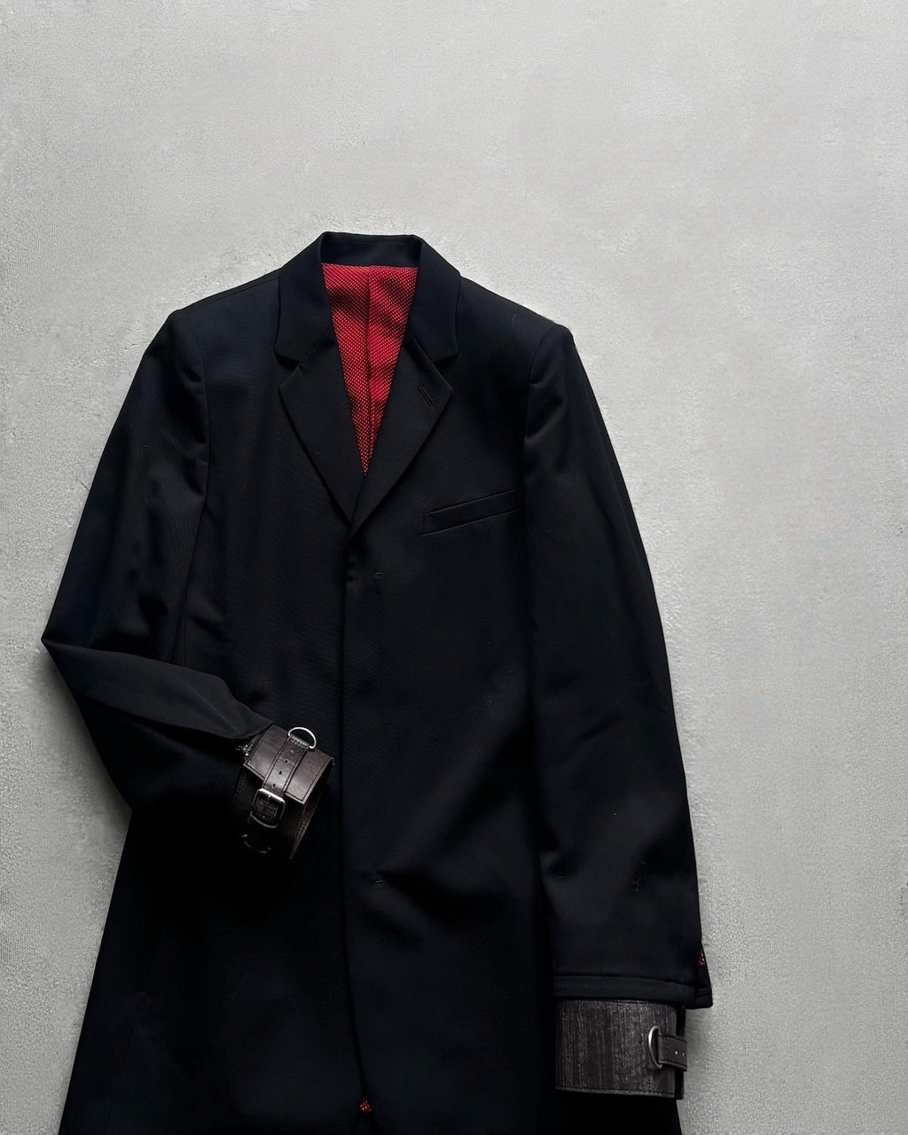 Jean Paul Gaultier Leather Cuff Blazer