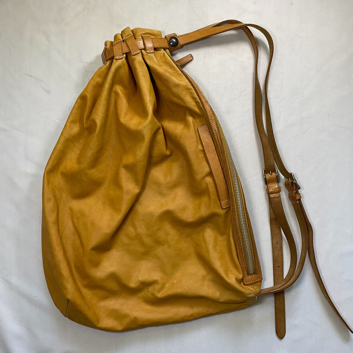 Yohji Yamamoto studded bucket bag
