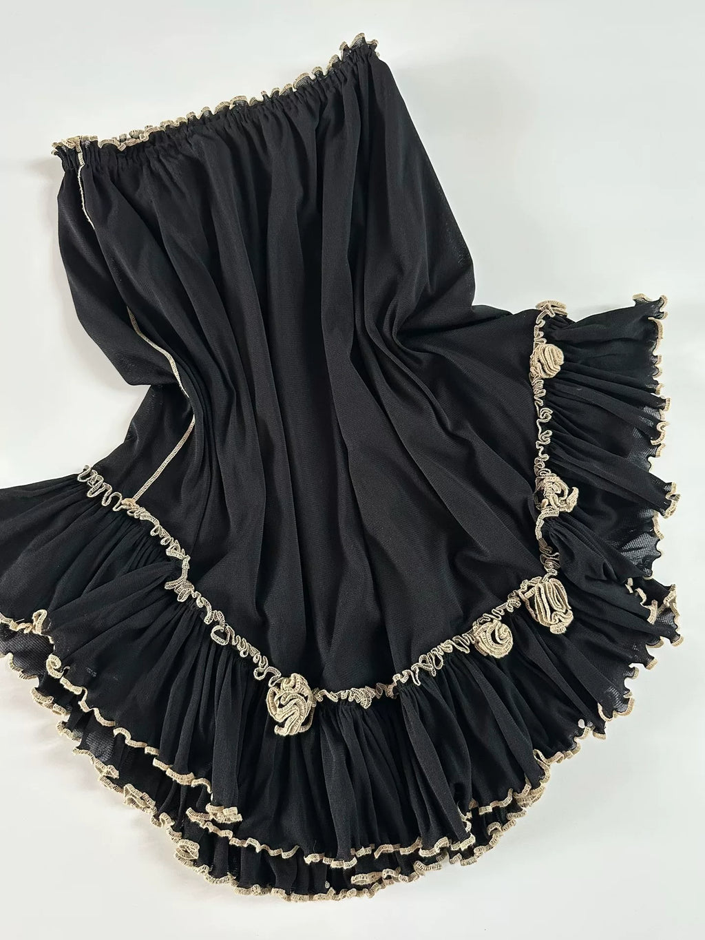 Jean Paul Gaultier Vintage Mesh Vest Midi Skirt