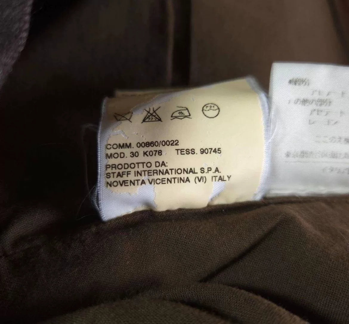 Maison Margiela AW02 Wool Flannel Truck Driver Jacket