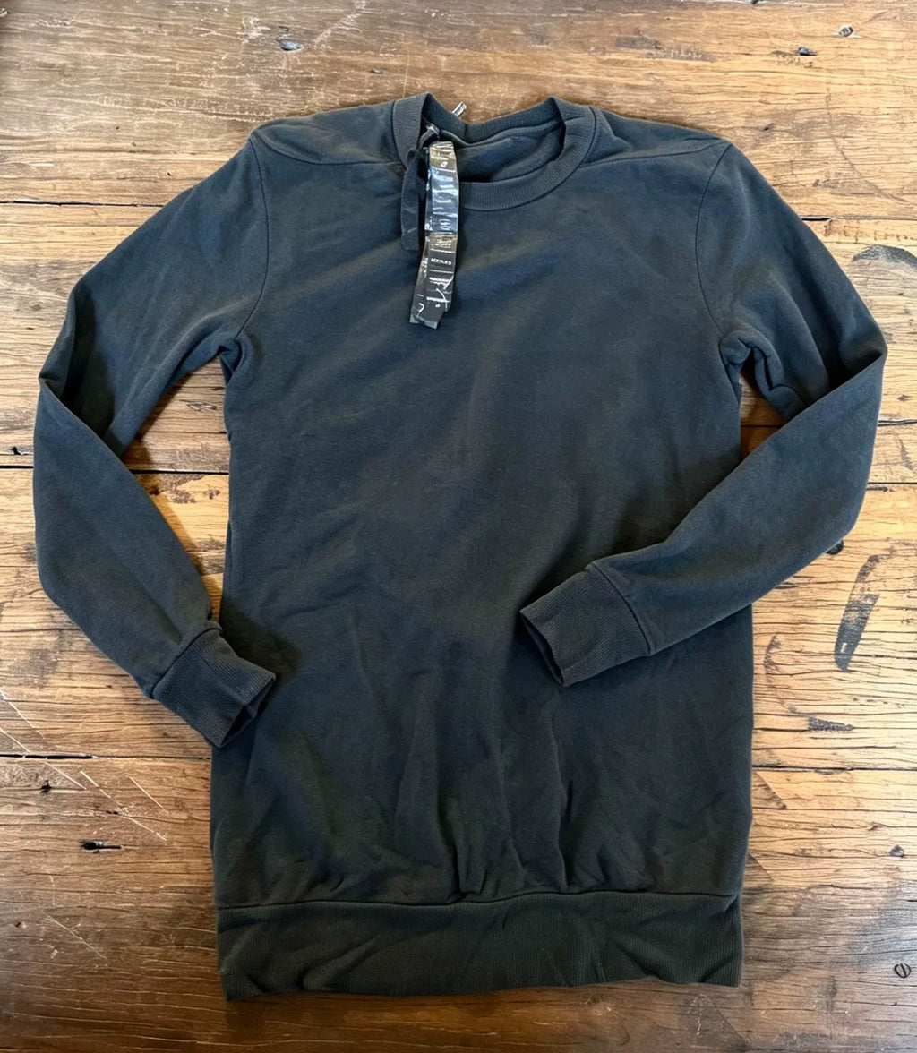 Boris Bidjan Saberi SS16 Black Pullover 1 Object Dye Cotton Sweater