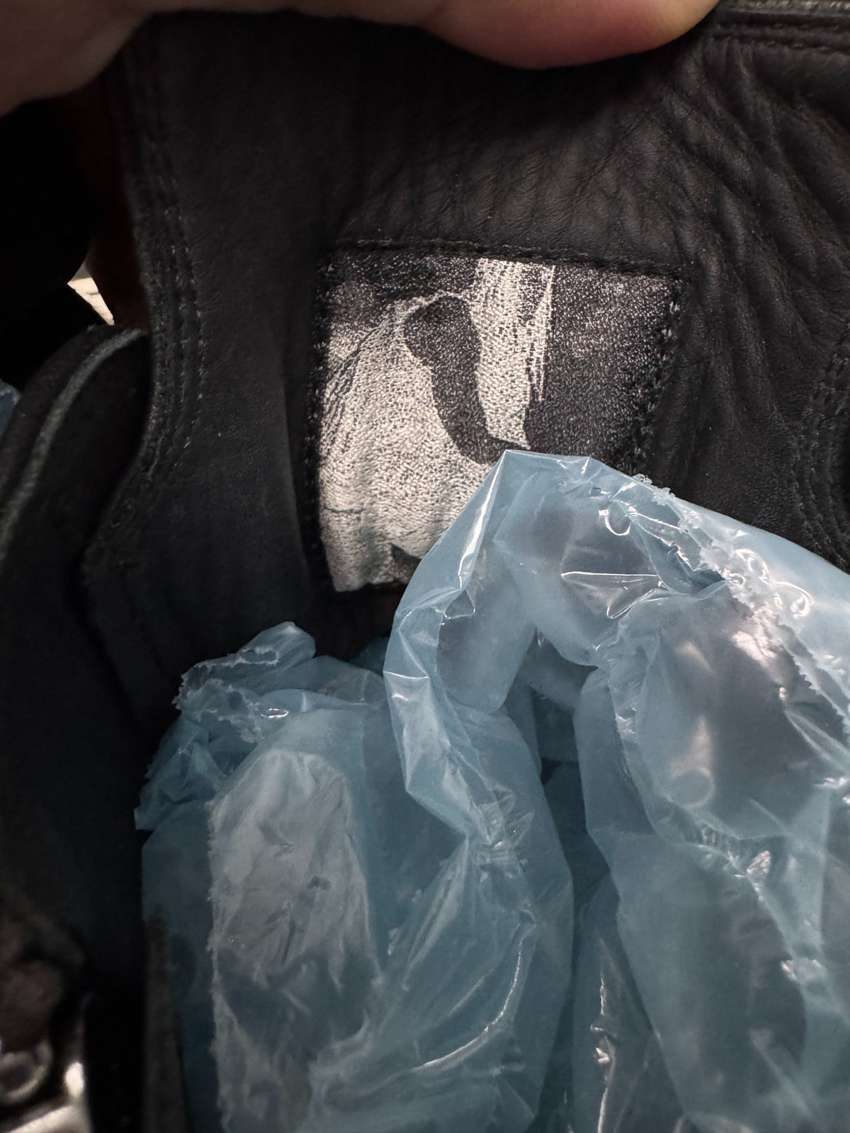 Rick Owens Shorts Leather High-Top Sneakers