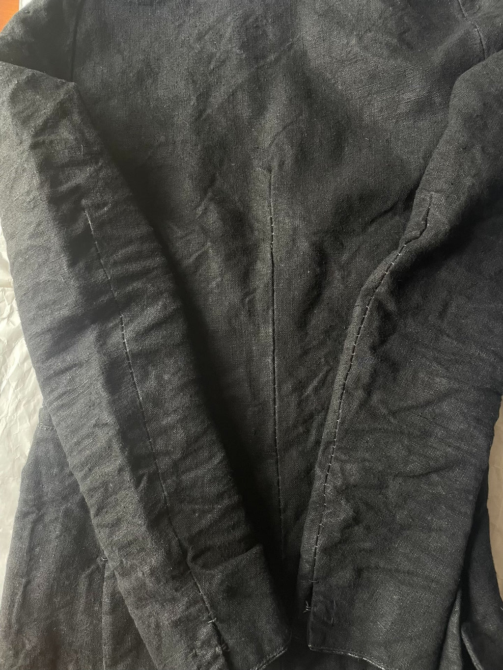 Layer-0 Sail H Alessio Black Canvas Blazer