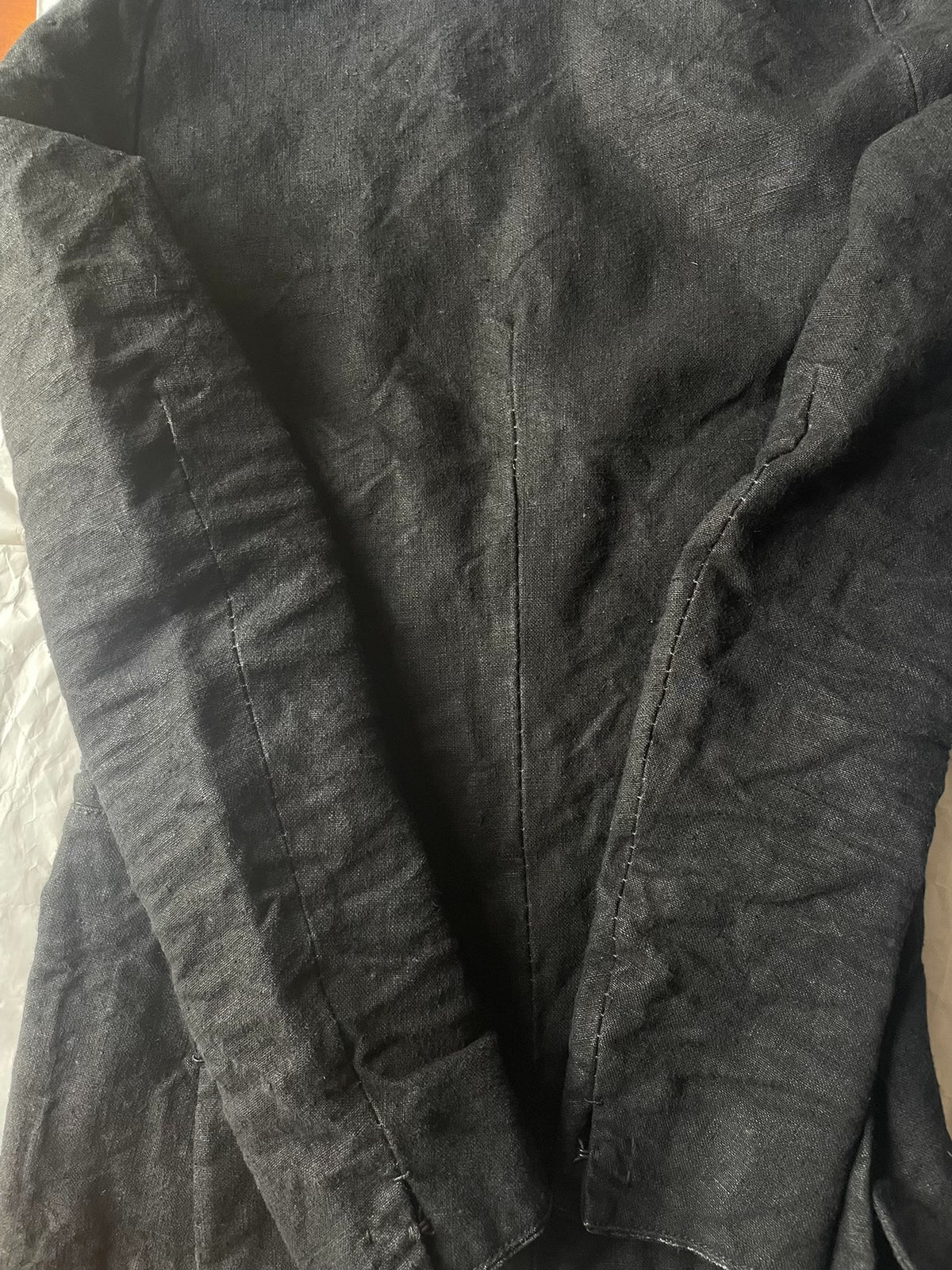 Layer-0 Sail H Alessio Black Canvas Blazer