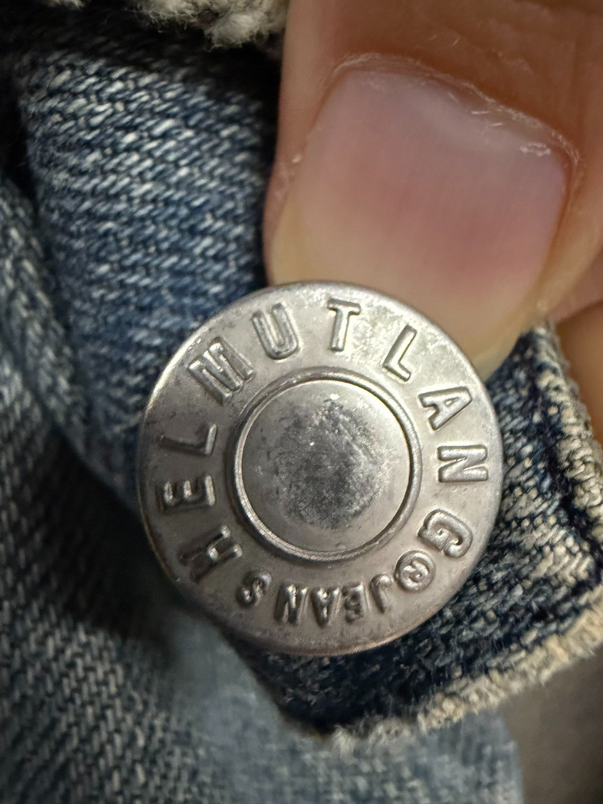 Helmut Lang Badge Denim Jacket