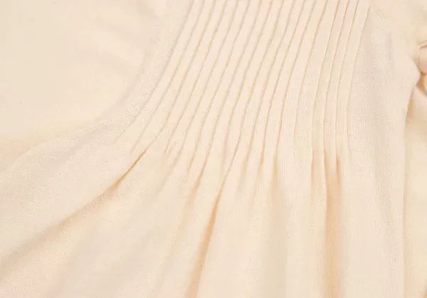COMME des GARCONS Vintage Beige Bow Knit Top